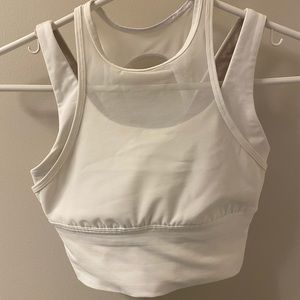 Lululemon white sports bra in size 2
